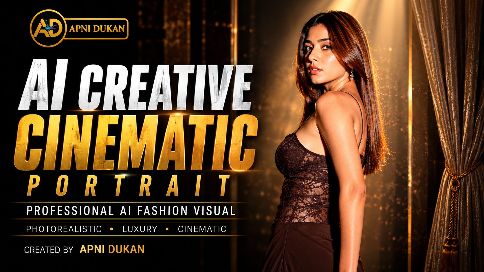 AI Creative | Cinematic Fashion Portrait
